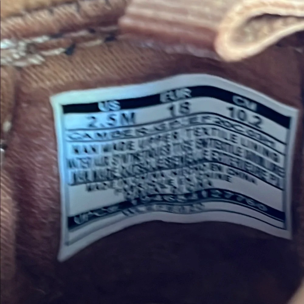 Carters Brown Kids Moccasin Shoes toddler 2.5‎